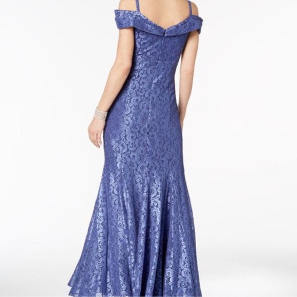 New with tags R & M Richards periwinkle dress - Picture 8 of 8